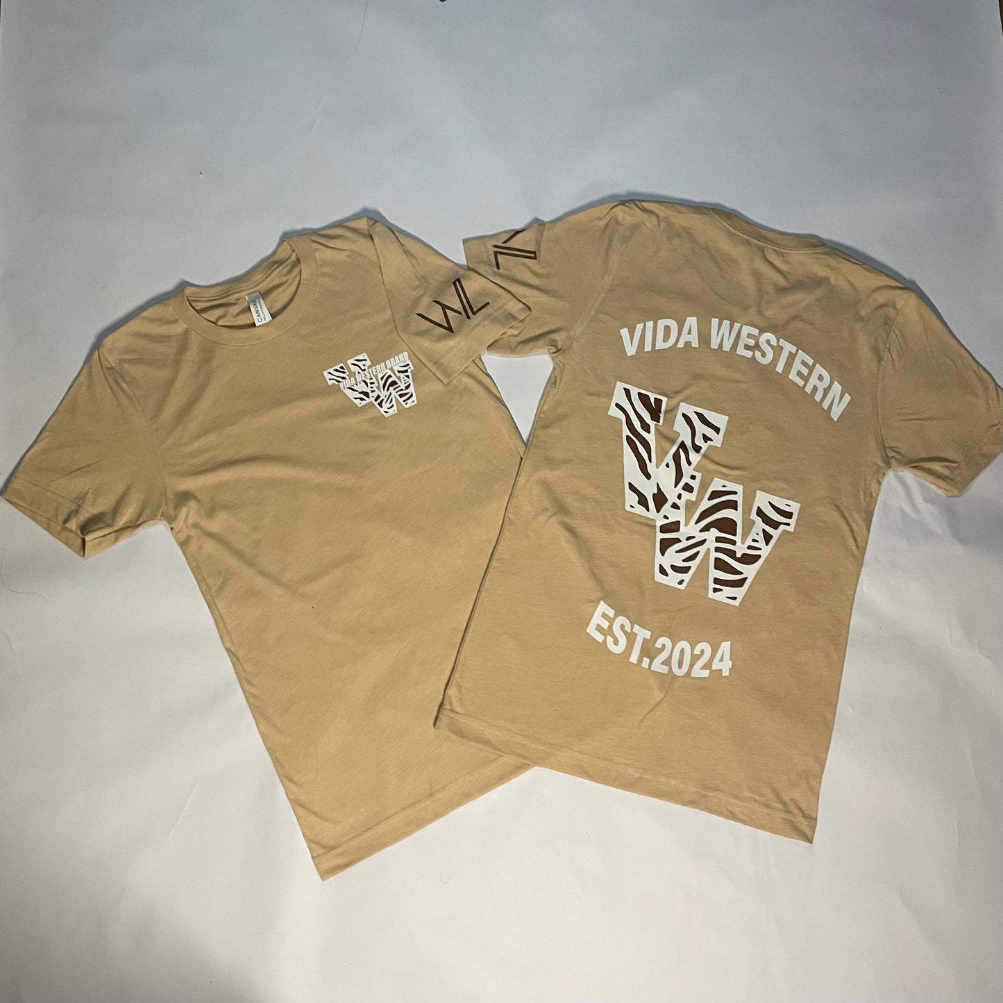 Zebra Print T-Shirts (XS ONLY)
