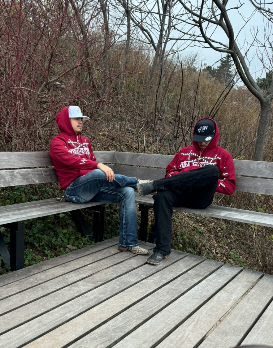 Red hoodie