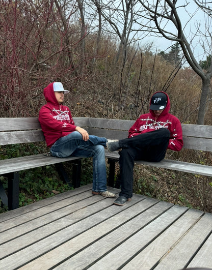 Red hoodie