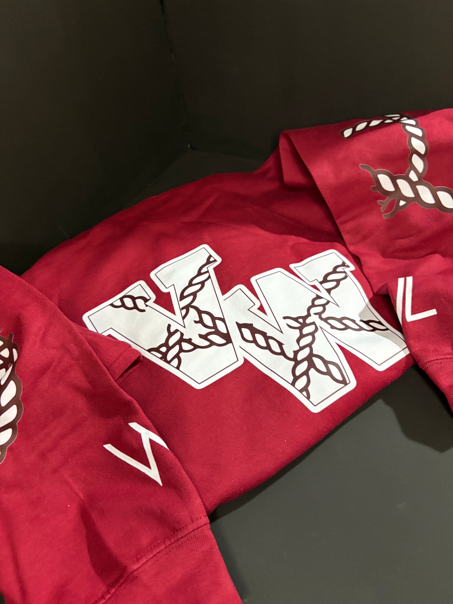Red hoodie