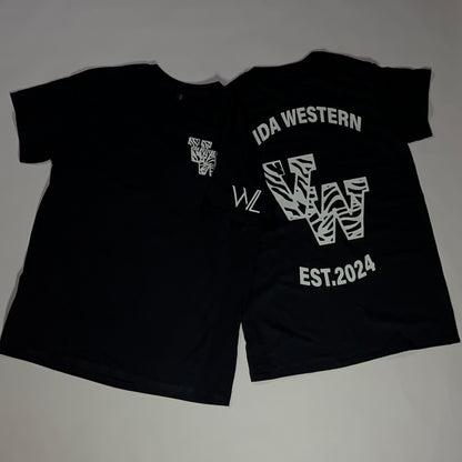 Black Zebra Print T-Shirt